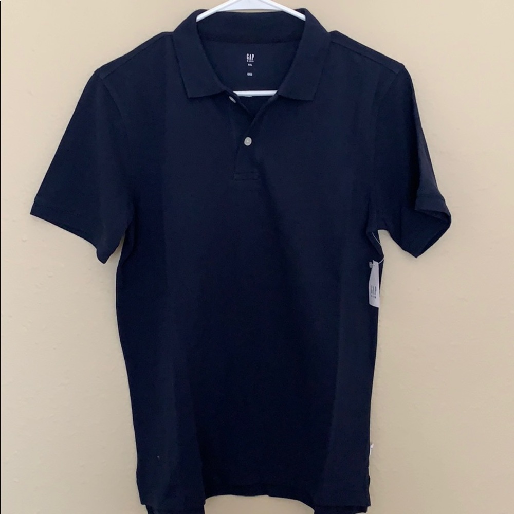 GAP Girl’s Collared Navy Polo Shirt Size XXL NWT